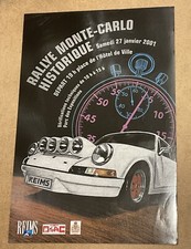 RALLY MONTE CARLO 2001 POSTER