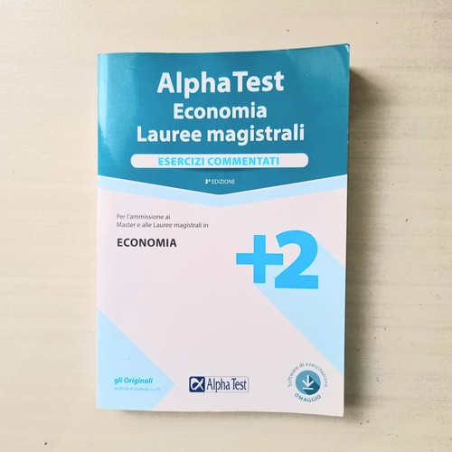 Alpha test economia lauree - alpha,