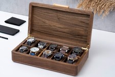 Scatola per orologi in noce