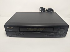SHARP 4-HEAD VCR Player Hi-Fi
