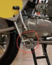 gilera 50 enduro pair of foot