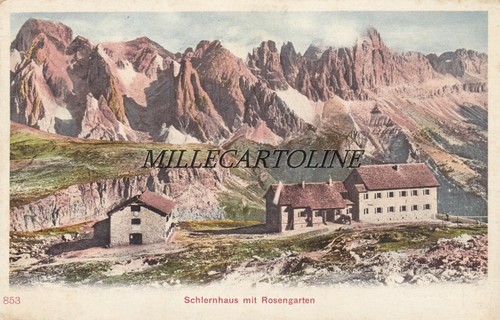Schlernhaus mit rosengarten - mit,