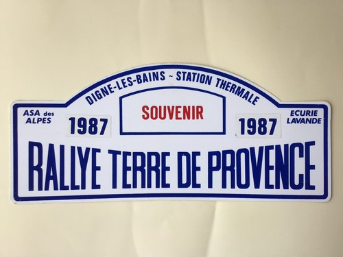 Ancienne vrai plaque rallye - ancienne,