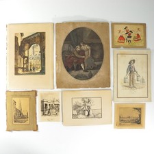 LOTTO STOCK STAMPE INCISIONI