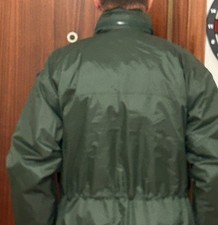 PARKA UOMO VERDE IMPERMEABILE