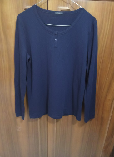 Maglia henley tezenis - tezenis, blu