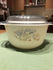 Casseruola Pyrex Blue Iris Vintage