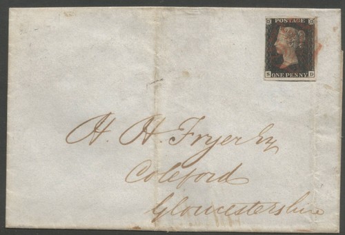 Penny black in - penny,