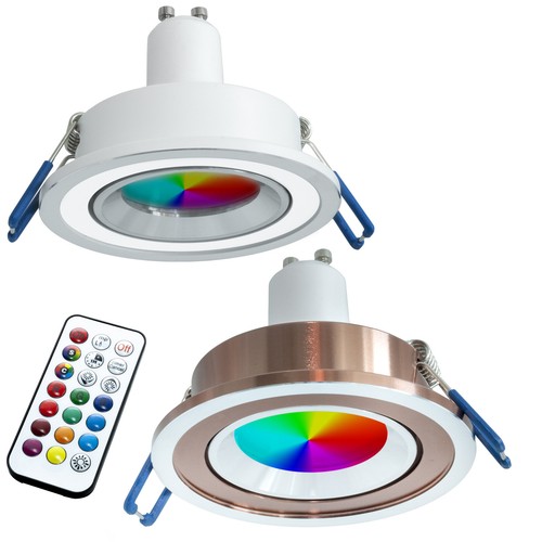 Faretto led rgb gu10 - led, 6w