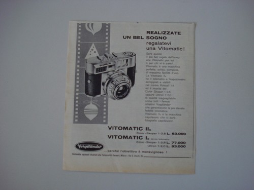 Advertising pubblicità 1961 - pubblicità,