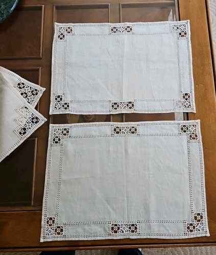 Set pezzi lino tovagliette - set, 2