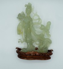 Grande statuetta giada - grande,