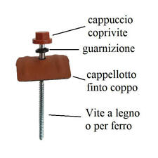 Fissaggi per Pannelli Finto Coppo - Confezione da 25 Pezzi