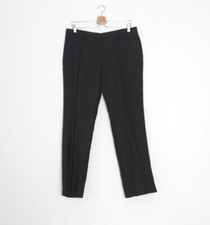 Pantaloni vintage in lino nero taglia 46