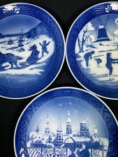 Piatti Natalizi Natale ROYAL COPENHAGEN DENMARK Christmas Porcellana Collezione