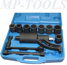 MOLTIPLICATORE FORZA SMONTA SVITA BULLONI GOMME RUOTE CAMION TRATTORI 8 BUSSOLE