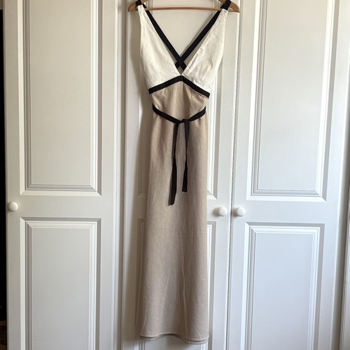 Abito estivo midi zara beige - estivo,