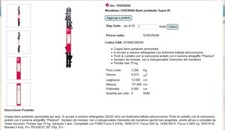 45 BARRE PORTATUTTO (CARRIED BARS) SUPRA FORD FOCUS-PEUGEOT 307 3/5P 01->