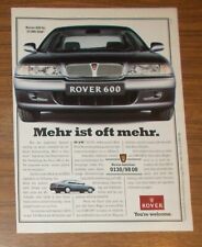Rara Pubblicità ROVER 620 Si