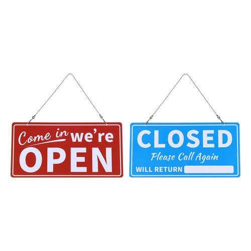 Open closed cartello 2pz - e, pvc