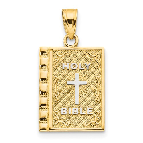 Ciondolo sacra bibbia oro - ciondolo,