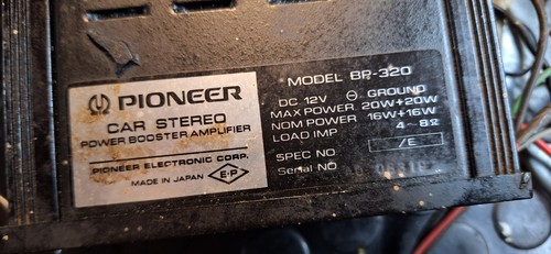 Pioneer 320 amplificatore - pioneer,