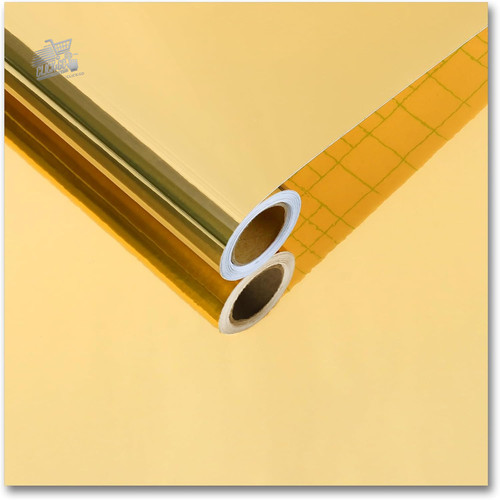 Carta parati specchio oro - carta,