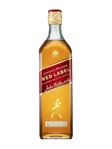 Johnnie walker red - -, label