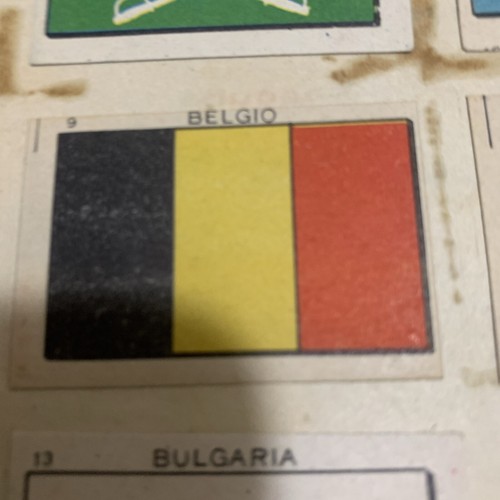Figurina bandiere e - figurina, n.9