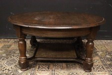 Bel Tavolino / Tavolo / Table / tondo / rotondo / legno scuro / wood /inglese UK