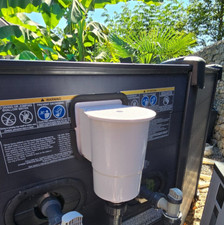 Adattatore Skimmer Rettangolare Distanziale per Pannello Intex Graphite Piscina