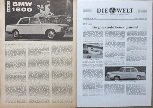 Bmw 1800 rapporti - bmw, prova