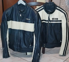 2 GIUBBOTTI PELLE UOMO E DONNA PER  MOTO