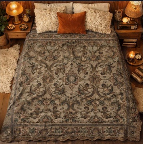 Vintage mid century jacquard - vintage, mid‑century