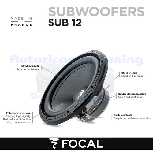 Focal sub12 subwoofer - focal,
