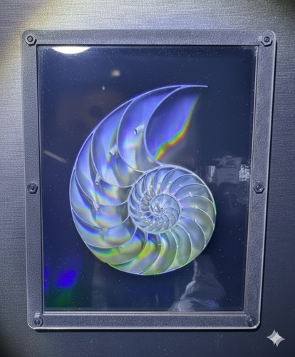 Vintage hologram nautilus - vintage,