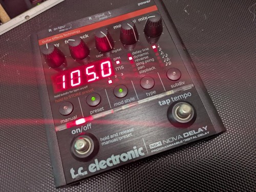 Electronic nova delay - tc,