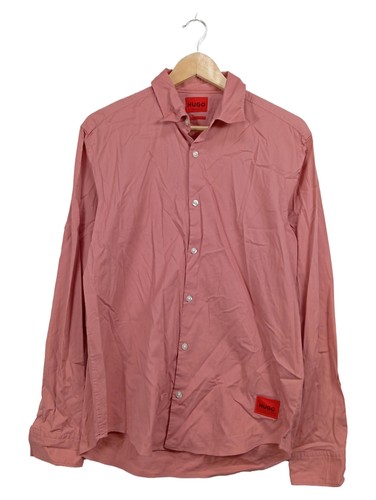 Hugo camicia casual uomo rosa - hugo,