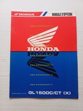 Honda Gold Wing GL 1500 C-CT VARIANTI 1998 manuale officina ITALIANO originale