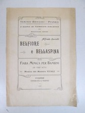 1909 BELFIORE BELLASPINA FIABA