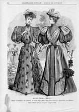 Stampa antica MODA PRIMAVERILE