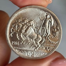2 LIRE 1914 REGNO D'ITALIA