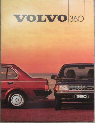Volvo 360 depliant brochure