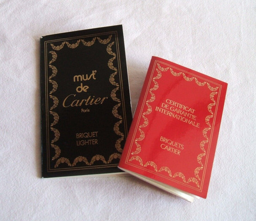 Must cartier notice briquet - must,