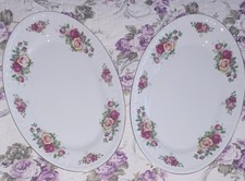 RARA COPPIA PIATTI PORTATA OVALI CHATEAU VALMONT FRANCE ANNI 70/80