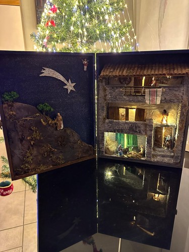 Presepe classico artigianale - presepe,