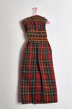  Barbie abito a quadri