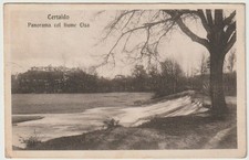 CERTALDO PANORAMA COL FIUME ELSA - FIRENZE - TOSCANA -