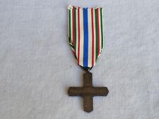 ANTICA WWI MEDAGLIA CAVALIERE CROCE DELL'ORDINE DI VITTORIO VENETO CON CUSTODIA