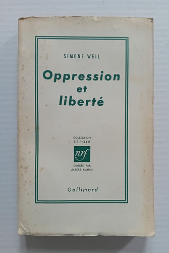 Oppression liberté simone - et,